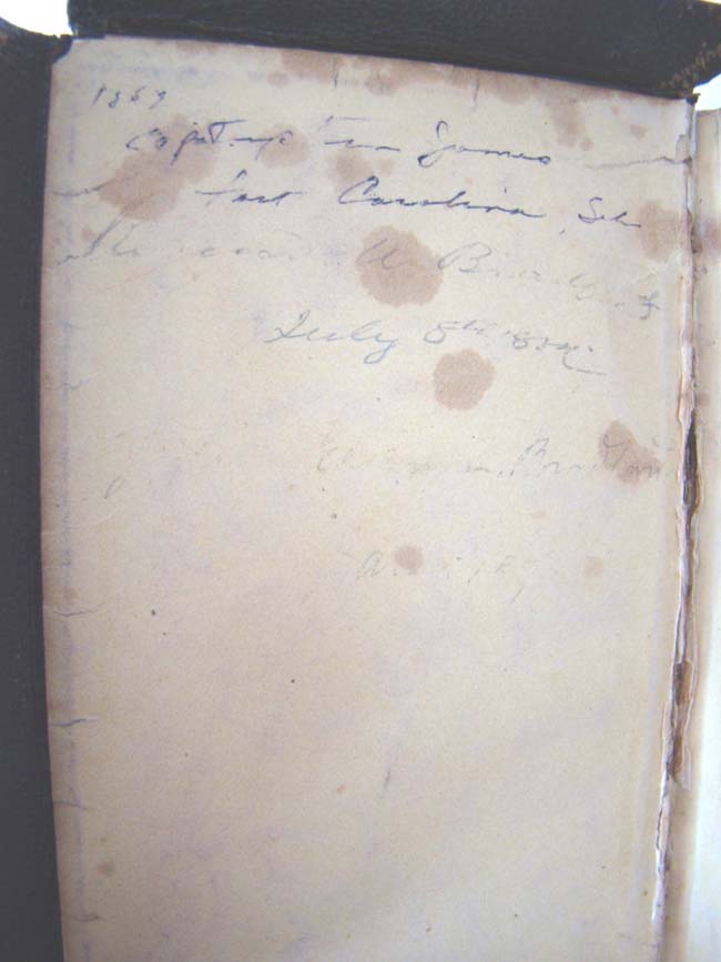 A Civil War 'soldiers' Book of Common Prayer with inscriptions for the year 1863 — image 4